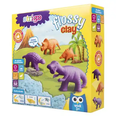 Glinka Strigo Flossy Clay Dinozaury