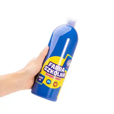 Farby szkolne Astra 1000 ml niebieske ciemne