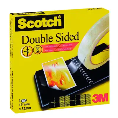 Taśma dwustronna biurowa Scotch 19mm x 32,9m