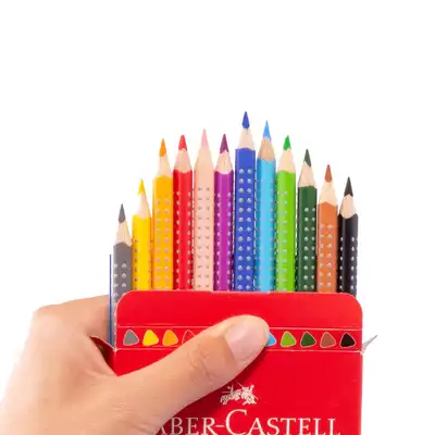 Kredki ołówkowe FaberCastell Grip 2001 12 kolorów