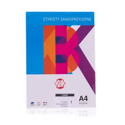 Etykiety samoprzylepne KBK A4 105x74mm