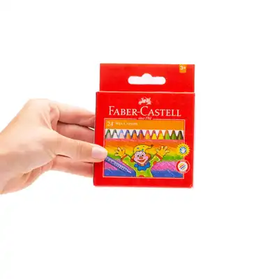 Kredki woskowe Faber Castell 24 kolory