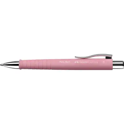 Długopis automatyczny Faber Castell Poly Ball XB różowy jasny