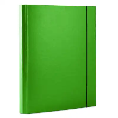 Teczka skrzydłowa z gumką A4 Office Products 30mm zielony