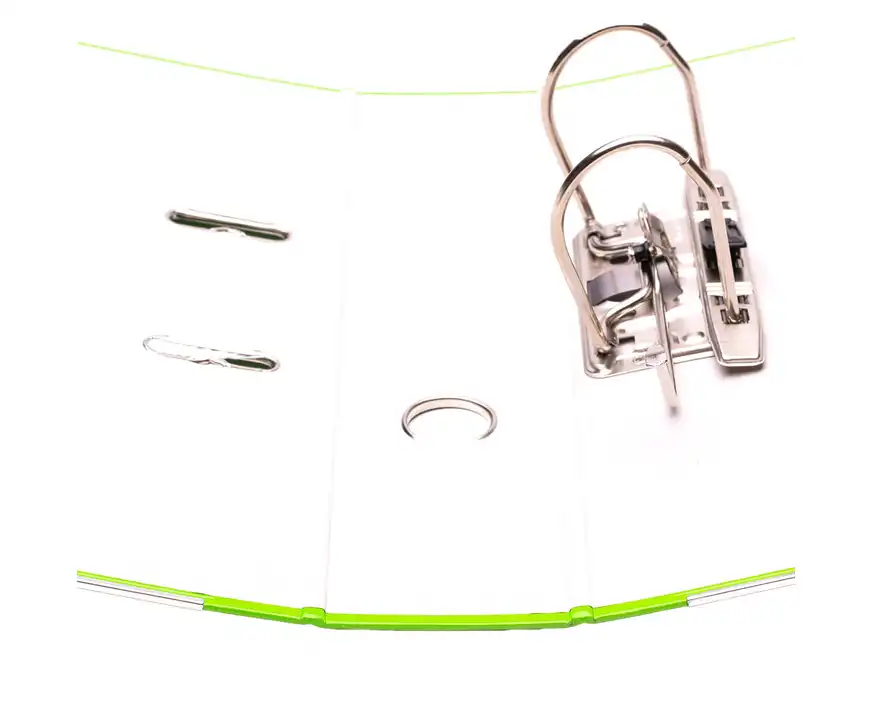 Segregator A4 szeroki 75mm z szyną Donau Life neon pomarańczowy