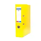 Segregator A4 szeroki 75mm z szyną Donau Life neon żółty