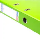Segregator A4 szeroki 75mm z szyną Donau Life neon zielony