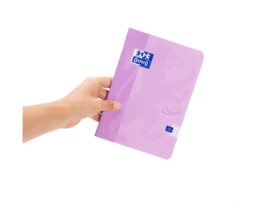 Zeszyt Oxford A5 w kratkę 60 kartek pastel miękka okładka Touch