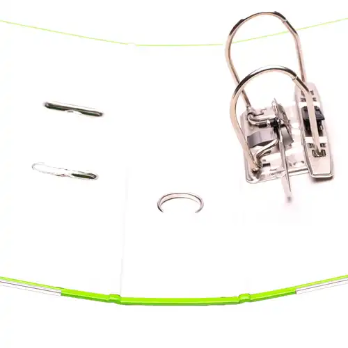 Segregator A4 szeroki 75mm z szyną Donau Life neon żółty