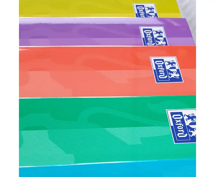 Zeszyt Oxford A5 w kratkę 60 kartek pastel miękka okładka Touch