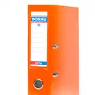 Segregator A4 szeroki 75mm z szyną Donau Life neon pomarańczowy