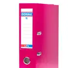 Segregator A4 szeroki 75mm z szyną Donau Life neon różowy