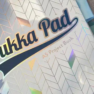 Kołozeszyt B5 w kratkę 200 stron Pukka Pad Glee Project Book jasnoniebieski