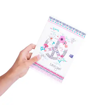 Zeszyt Oxford A5 w linie 60 kartek Boho