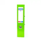 Segregator A4 szeroki 75mm z szyną Donau Life neon zielony