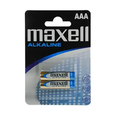 Baterie AAA LR03 1.5V alkaliczne Maxell 2 sztuki