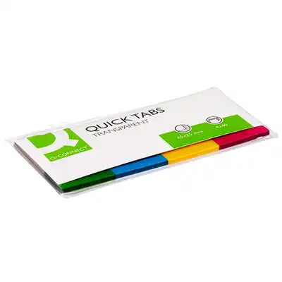 Zakładki indeksujące Q-Connect 19x43mm 4x40 kartek