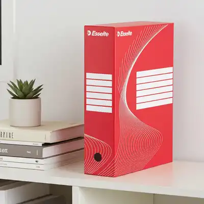 Pudełko archiwizacyjne Esselte Standard 10cm czerwony