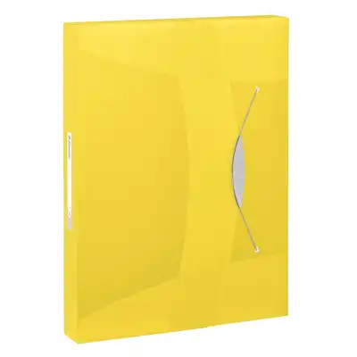 Teczka z gumką Esselte Vivida A4 40mm żółty