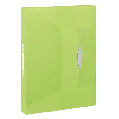 Teczka z gumką Esselte Vivida A4 40mm zielony