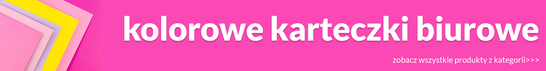 Artykuły papiernicze » Karteczki i kostki » Karteczki biurowe/kolorowe