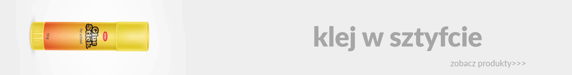  » Artykuły szkolne  » Artykuły plastyczne  » Klej szkolny/sztyft