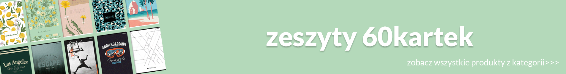 Artykuły szkolne » Zeszyty i segregatory » Zeszyty szkolne/60kartek