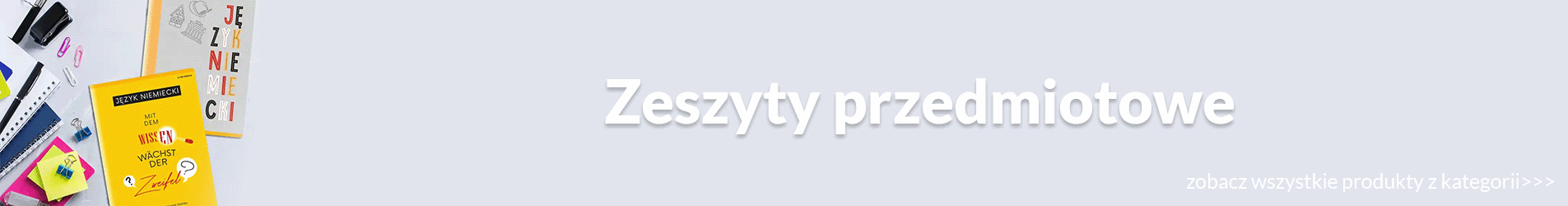 Artykuły szkolne » Zeszyty i segregatory » Zeszyty szkolne/przedmiotowe
