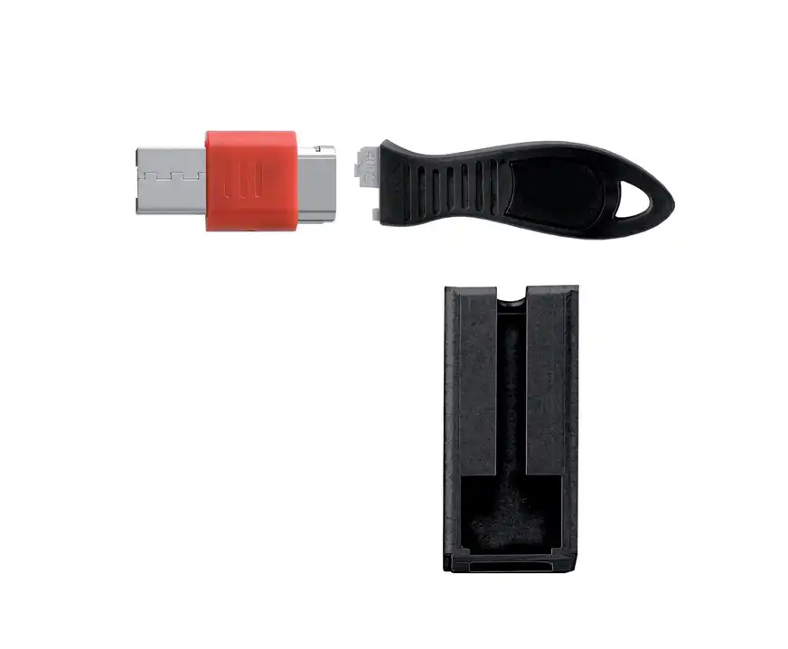 Blokada Kensington portów USB z linką - kwadratowa