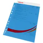 Koszulki na dokumenty Esselte A4 krystaliczne kolorowe niebieski