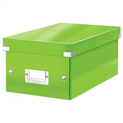 Pudło na DVD Leitz Click &amp; Store zielony