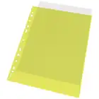 Koszulki na dokumenty Esselte A4 krystaliczne kolorowe żółty
