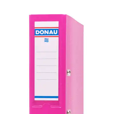 Segregator A4 szeroki 75mm Donau Master różowy