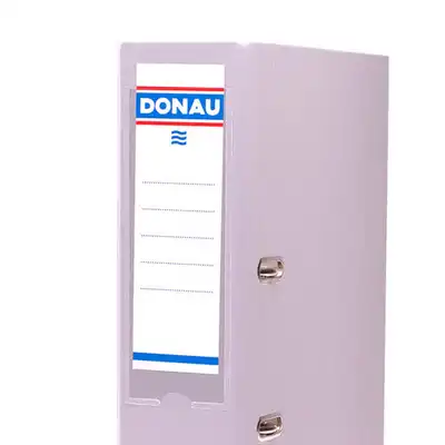 Segregator A4 szeroki 75mm Donau Master szary