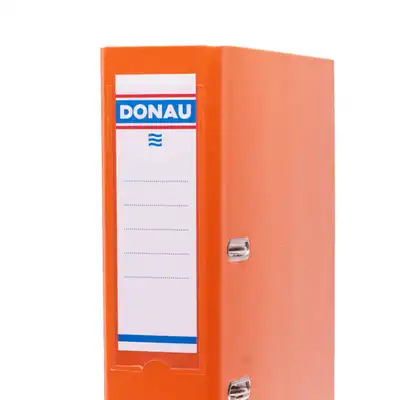 Segregator A4 szeroki 75mm Donau Master pomarańczowy