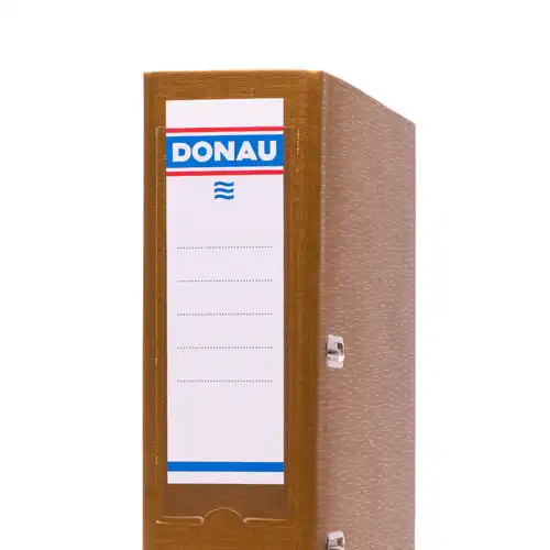 Segregator A4 szeroki 75mm Donau Master złoty