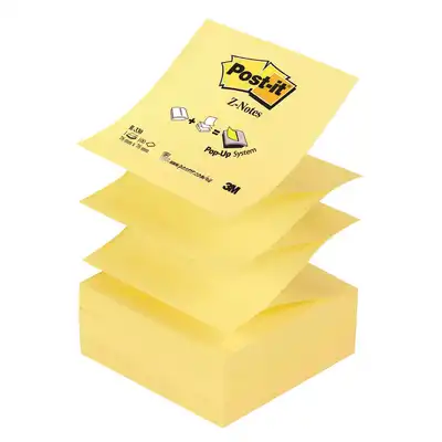 Karteczki samoprzylepne 76x76mm Post-it harmonijkowe Z-Notes R-330