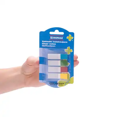 Zakładki indeksujące Donau 12x45mm mix wzorów