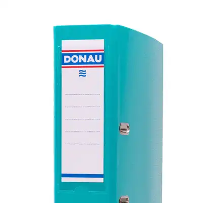 Segregator A4 szeroki 75mm Donau Master turkusowy