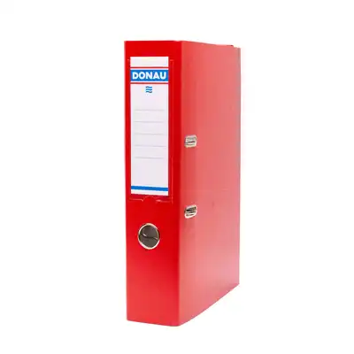 Segregator A4 szeroki 75mm Donau Master czerwony