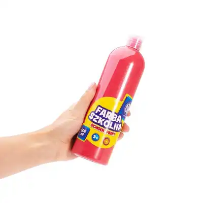 Farby szkolne Astra 500 ml czerwone