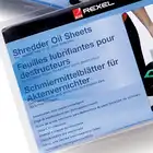 Arkusze smarujące Rexel do niszczarek 20 arkuszy