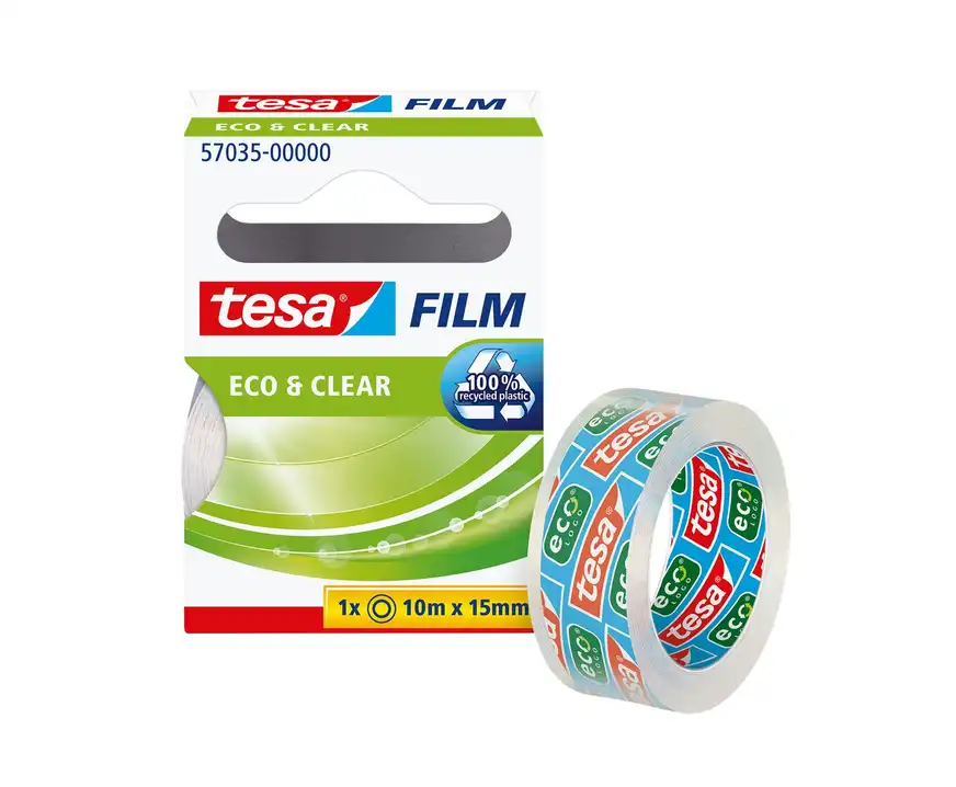 Taśma klejąca biurowa Tesa Eco&amp;Clear 10m x 15mm