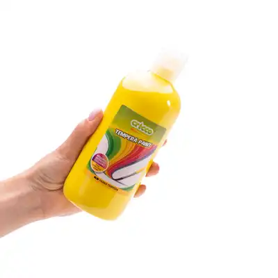 Farba tempera Cricco 500ml żółta