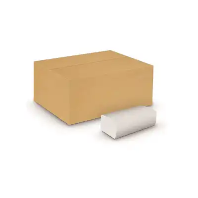 Ręczniki papierowe ZZ białe Velvet Economy Eco White 2 warstwowe karton 20 sztuk
