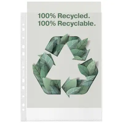 Koszulki na dokumenty A4 70 mic ekologiczne Recycled Premium Esselte