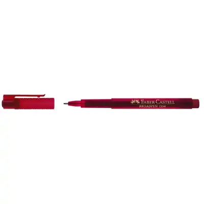 Cienkopis Faber Castell Broadpen 1554 czerwony