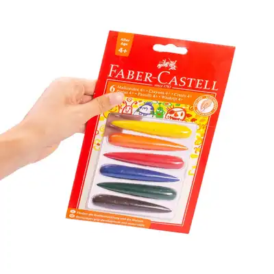 Kredki świecowe Faber Castell 6 kolorów