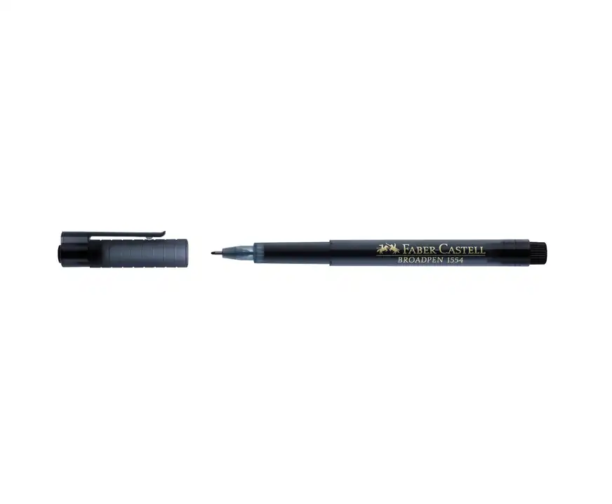 Cienkopis Faber Castell Broadpen 1554 czarny