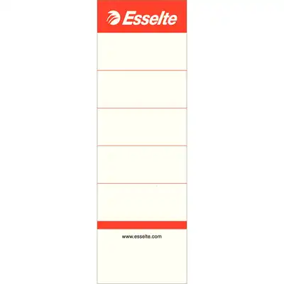 Etykieta wsuwana do segregatora 75mm Esselte